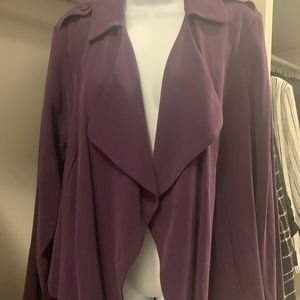 NWT Torrid Open front Blzer; Purple size 2